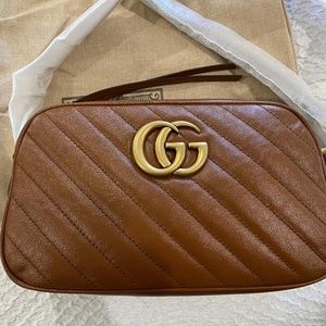 GG Marmont small matelassé shoulder bag
